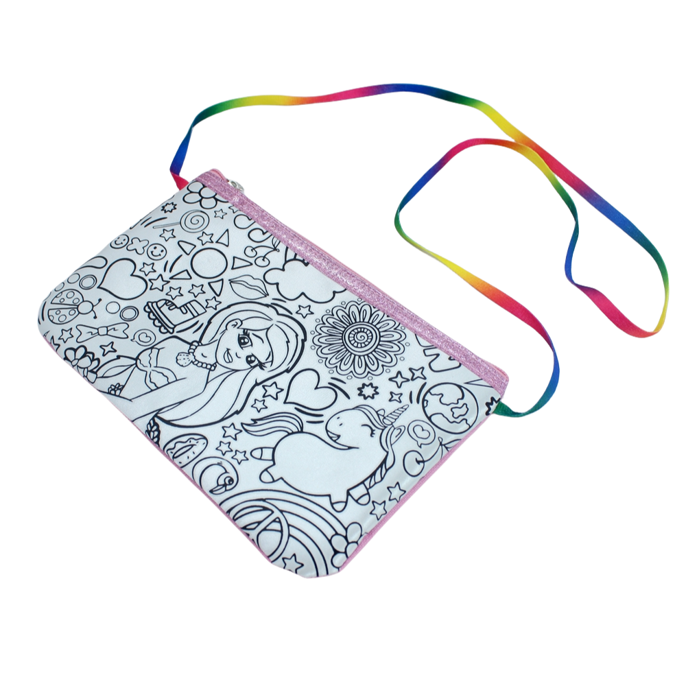 Rainbow rope crossbody bag